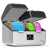 4 Makara Için Creality Filament Kurutucu, Spacepi X4L, Iki Bağımsız Isıtma Odası, 75 °c'ye Kadar Sıcaklık, LCD Dokunmatik Ekran, Pla Petg Abs Tpu Pa Için Filament Kurutma Kutusu