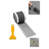 4 Metre 12 Cm Banyo Duş Gider Süzgeci Gider Koruyucu Sineklik Tamir Aparatı Kesilir Koruyucu File