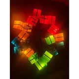 4 Metre 20 Led Pilli 2 Kademeli Hediye Kutusu Yılbaşı Ağacı Süsü Led Işık Mz-2 P83985s1701