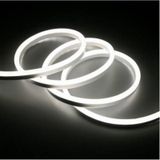 4 Metre Neon Beyaz 220 V Esnek Hortum Şerit Led Işık+ 1 Güç Fişi