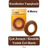 4 Metre Uzunluğunda Svein Kendinden Yapışkanlı Alüminyum PVC Ahşap Yüzey Sineklik Yedek Cırt Bant
