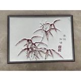 4 Mevsim Bambu Temalı Kabartmalı Tablo 96X134cm 011