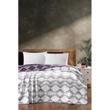 4 Mevsim Pamuklu Battaniye - Yumuşak ve Hafif Konfor Lila 200cm X 220cm
