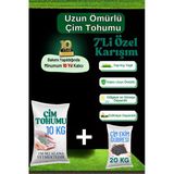 4 Mevsim Yeşil Çim Ekim Paketi 150M2 Alana Yetmektedir 10 Kg Tohum 20 Kg Gübre