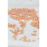 4 mm Açık Gül Rengi Tonu Plastik İnci Boncuk Aksesuar Takı Malzemesi (25 Gr)