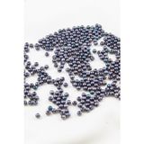 4 mm Çift Renk Yeşil Karışık Plastik İnci Boncuk Aksesuar Takı Malzemesi (25 Gr)