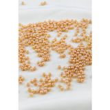 4 mm Karamel Rengi Plastik İnci Boncuk Aksesuar Takı Malzemesi (25 Gr)