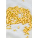 4 mm Kavuniçi Rengi Tonu Plastik İnci Boncuk Aksesuar Takı Malzemesi (25 Gr)