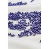 4 mm Koyu Füme Plastik İnci Boncuk Aksesuar Takı Malzemesi (25 Gr)
