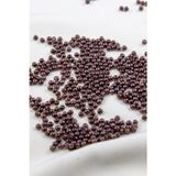 4 mm Mat Kahve Tonu Plastik İnci Boncuk Aksesuar Takı Malzemesi (25 Gr)
