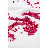4 mm Parlak Kırmızı Plastik İnci Boncuk Aksesuar Takı Malzemesi (25 Gr)
