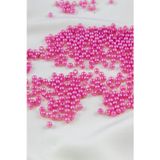 4 mm Şeker Pembe Plastik İnci Boncuk Aksesuar Takı Malzemesi (25 Gr)