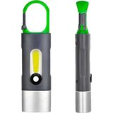 4 Modlu Şarjlı El Feneri Cob LED USB Kamp Outdoor Avcılık Lambası Kancalı 400 Lümen 3W - Standart
