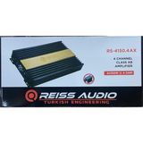 4 Ohm 150W 4 Kanallı Güç Amfisi, Yüksek Kalite Ses Artırıcı