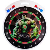 4 Oklu Mıknatıslı Hulk Dart Seti Çift Yönlü Manyetik Dart Askılı Dartboard - Yeşil