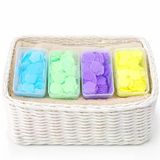 4 Paket 400 Yaprak Eriyen Mini Sabun | Çocuk, Okul, Kamp İçin