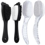 4 Paket Ayak Pomza Taşı Fırçası Nasır Sökücü, Beomeen 2'si 1 Arada Ayak Duşu Pedikür Scrubber Saplı, Derin Temizlik ve Eksfoliyasyon için Yoğun Kıllı Ayak Dosyası, Kuru Cilt Temizleme