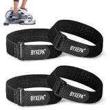 4 Paket Bacak Egzersiz Pedalı Kayışları, Yaşlılar için Ayarlanabilir Elastik Pedal Kayışları, Ev Fitness için Evrensel Fit Masa Altı Eliptik Ayak Peddlers ve Egzersiz Bisikletleri Spor Aksesuarları