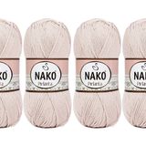 4 Paket Nako Pirlanta Örgü Halatı Her Skein (Top) 3.4 Oz (100g) Amigurumi Veya Bebek İpliği (Bal Köpüğü 10889)