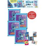 4 Paket Stitch Panini Süper ScrapBook Çıkartma 20 Adet Sticker
