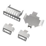 4 Paket Vgoohobby Paslanmaz Çelik RC Kayma Plakası RC Şasi Zırh Koruyucu Ön Koruma Traxxas TRX-4 1/10 RC Paletli Araba Yükseltme Parçaları ile Uyumlu
