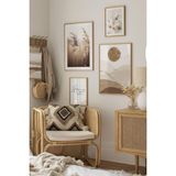 4 Parça Ahşap Çerçeve Görünümlü Mdf Tablo CRZARTEVESSASTKO49, 150 x 200