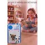 4 Parça Minişler Pet Shop Işıklı Toplu Kutulu Tekli Oyuncak Figürü - 2 Aksesuarlı Miniş Geyik