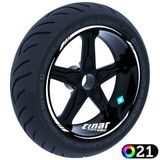 4 Parçalı Keskin Jant Şeridi Sticker Reflektif & Floresan Renkler Çınar Extreme
