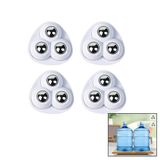 4 PCS 3 BİLYA TEKERLEKLİ MOBİLYA EŞYA TAŞIMA APARATI 360 DERECE (5122)