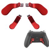 4 PCS Elite Controller Paddles for Xbox One Elite Controller Series 2 Model 1797/1698,Stainless Steel Replacement Parts for Xbox Elite Controller Series 2 Core(Red)