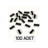 4 PİN ERKEK İĞNE UC SOKET KONNEKTÖR (RGB ŞERİT LED) 100 ADET K49