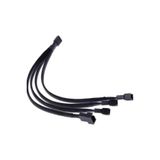 4 Pin Fan Kontrol Kablosu 4P Dişi 3+3+3+4P Erkek Kablo 4Pinli Fan Uzatma Fan Çoklayıcı