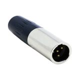 4 PIN MINI XLR ERKEK KONNEKTÖR
