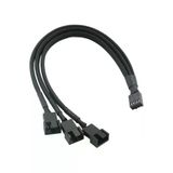 4 Pin Pwm Fan Kontrol Kablosu 4p Dişi 3+3+4p Erkek 4pinli Fan Uzatma Fan Çoklayıcı Pwm Kablo