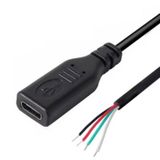 4 Pin Type C Güç Kablosu