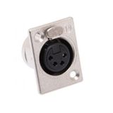 4 Pin Xlr Sase Tipi Disi Konnektor