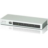 4 Port 4K HDMI Switch, 4 giriş - 1 çıkış, uzaktan kumanda ürünle birlikte gelmektedir<br>4-P