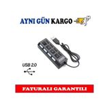 4 Port Usb 2.0 Hub Çoklayıcı Çoğaltıcı Çoklama Switch Splitter (325502601)
