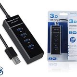 4 Port Usb 3.0 Hub Splitter Pc Dizüstü Bilgisayar FLASH BELLEK için ÇOKLU ÇOĞALTICI 5Gbps