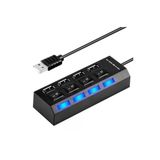 4 Port Usb Hub 2.0 Çoklayıcı Anahtarlı Işıklı Çoğaltıcı Switch - A10