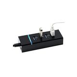 4 Port Usb Hub 3.0 Usb Çoklayıcı Mavi Led Işıklı Usb Çoğaltıcı Switch Port Siyah