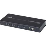 4-port USB Sınırsız Geçiş İmkanı Tanıyan KM (Klavye/Mouse) Switch (Kablolar dahil)<br>4-port U