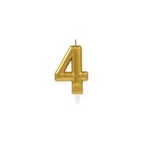 4 Rakam Mum Gold Renk - Lisinya - 001-Renkli