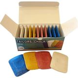 4 Renkli Buhar ve Su Ile Uçan Terzi Kumaş Çizgi Taşı Seti – Tailor Chalk (1 Paket)