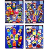 4 Set - 40 Parça Masal Kahramanları , Emojiler, Karagöz Hacivat ve Taşıtlar Parmak Kukla T106 T181 T224 T225