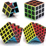 4 SET PROFESSIONAL QY SPEED CUBE CORBON FİBER CUBE VIP 4LÜ SET 2X2 3X3 4X4 5X5 ZEKA KÜPÜ RUBİKS CUBE