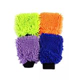 4 Set Su Geçirmez Mikrofiber Yıkama Eldiveni