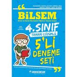 4. Sınıf Bilsem Deneme 5 Li Fasikül Tamamı Çözümlü Zeki Çocuk Yayınları
