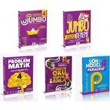 4. Sınıf Jumbo Olimpiyat Soru Bankası + Jumbo Haftalık Deneme + Problemmatik + Süper Oku Anla + Son Model Paragraf Set