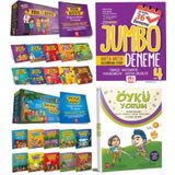 4. Sınıf Jumbo Tüm Dersler Deneme+Fen Bilimleri Öyküleri Fen Köyü 1.Ve 2.Seri + Öykü Yorum